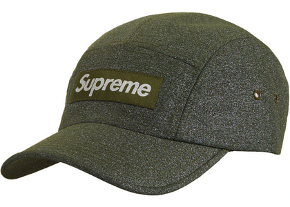 Supreme Glitter Cordura Camp Cap Olive - product view 2