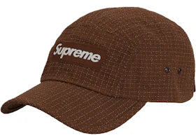 Supreme Glow Ripstop Camp Cap (FW22) Brown - vue 360