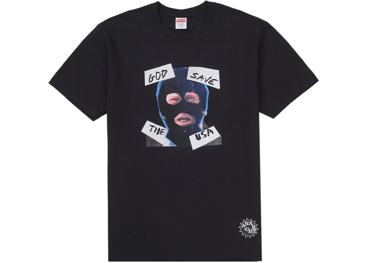 Supreme God Save Us Tee Black - vue secondaire A