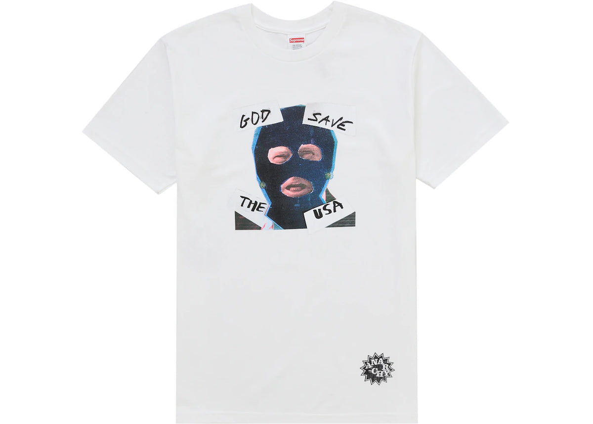 Supreme God Save Us Tee White - vue secondaire A