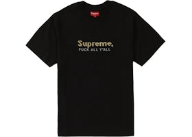 Supreme Gold Bars Tee Black - vue 360