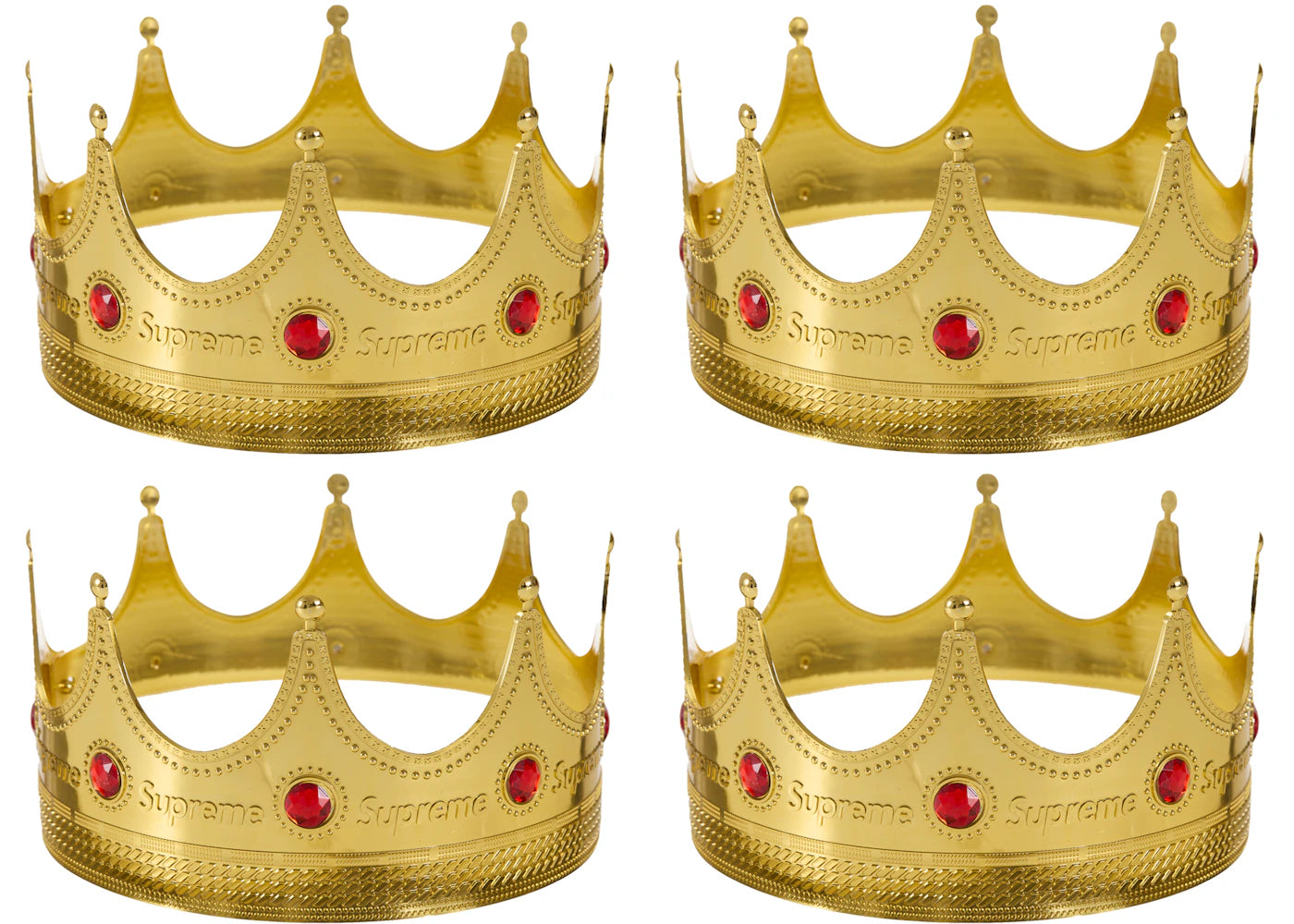 Supreme Gold Crown (4x Lot) Multicolor - vue secondaire A