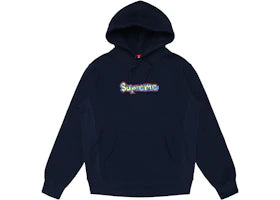 Supreme Gonz Logo Hooded Sweatshirt Navy