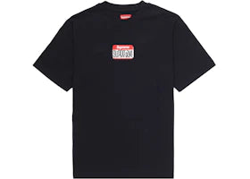 Supreme Gonz Nametag S/S Tee Black - authentic Supreme product