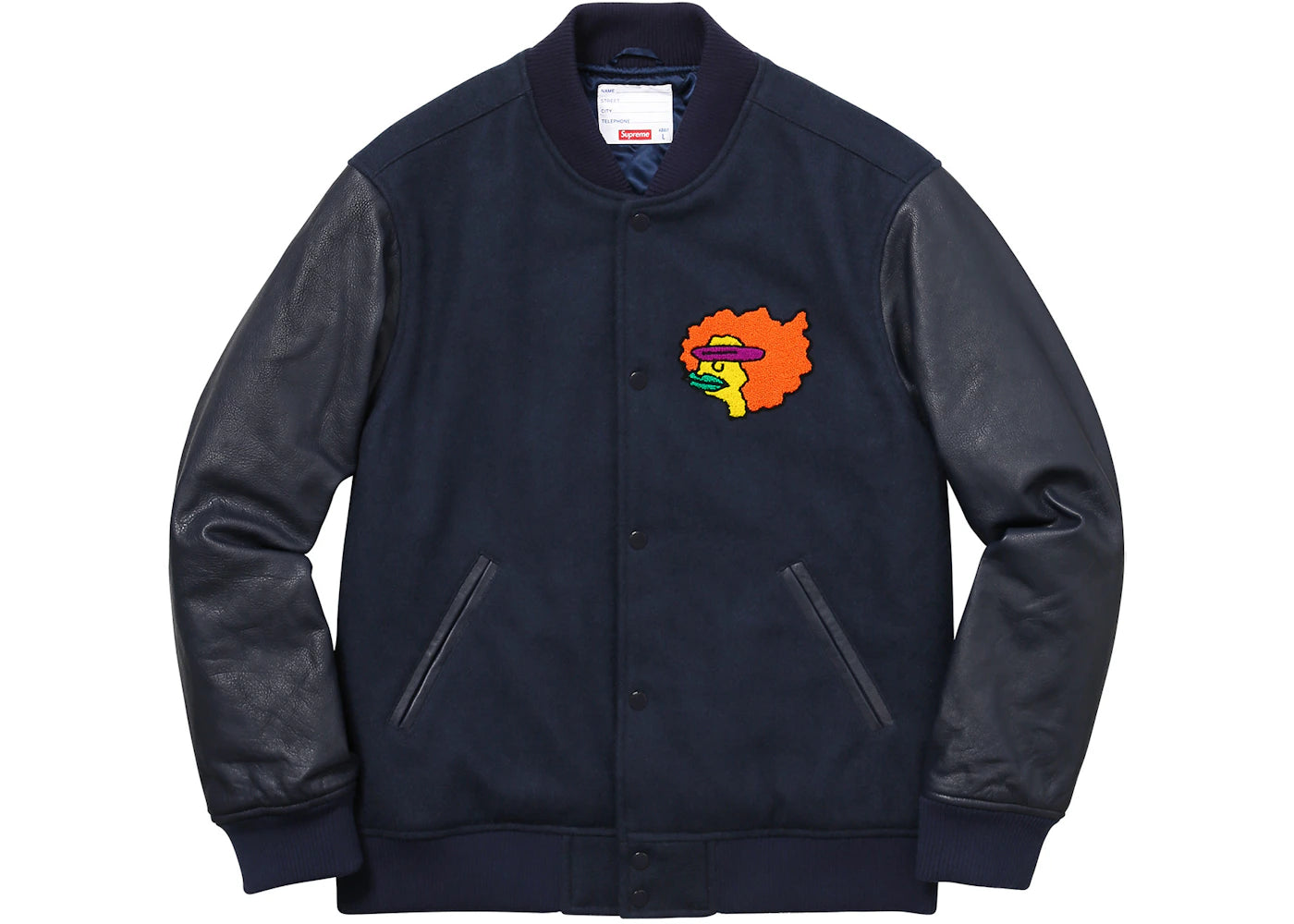 Supreme Gonz Ramm Varsity Jacket Navy - vue secondaire A