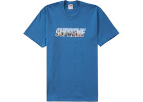 Supreme Gotham Tee Faded Blue - vue 360