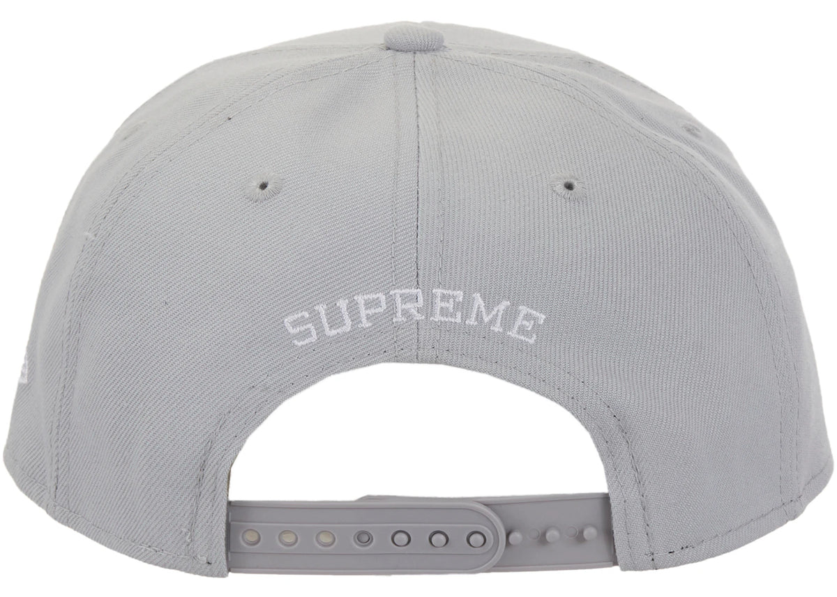 Supreme Gothic Outline Adjustable New Era 59Fifty Fitted Cap Grey - vue secondaire B