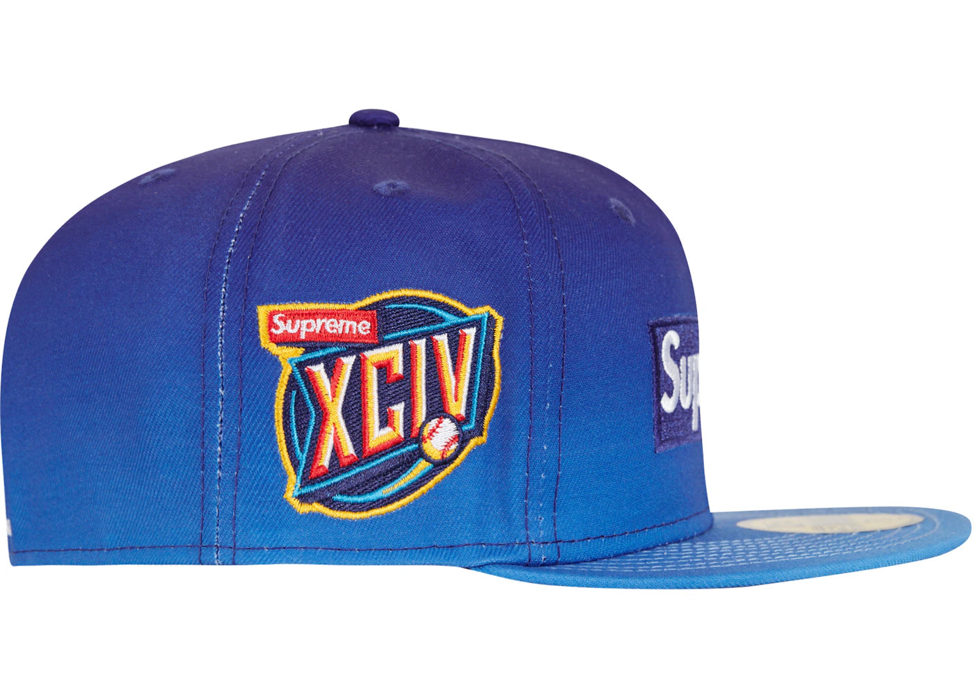 Supreme Gradient Box Logo New Era Blue - vue secondaire B
