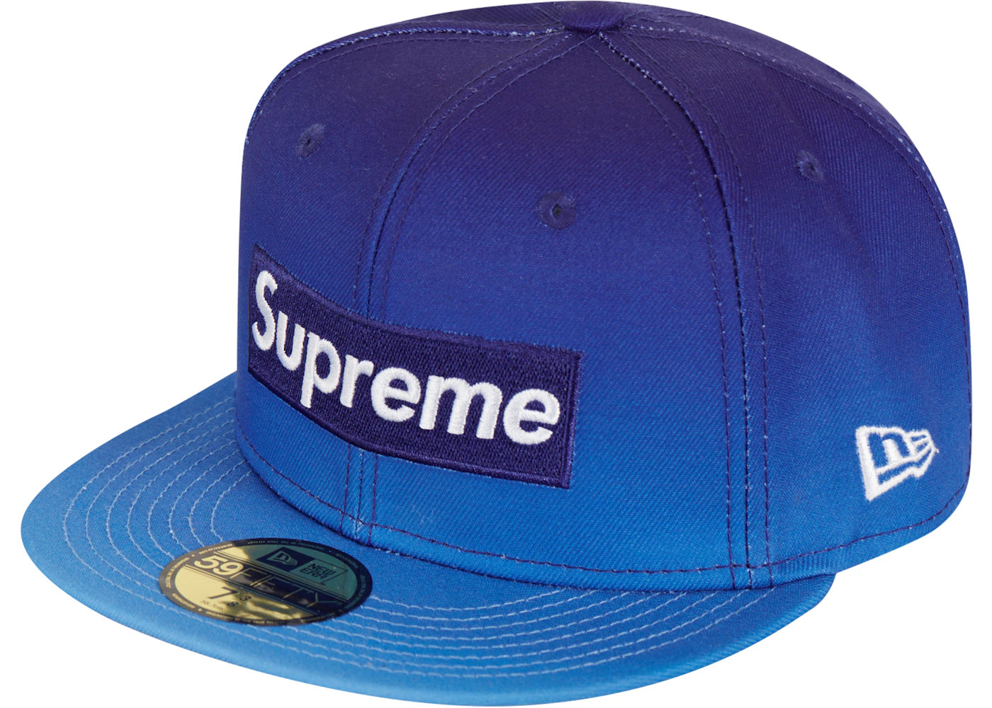 Supreme Gradient Box Logo New Era Blue - vue secondaire A