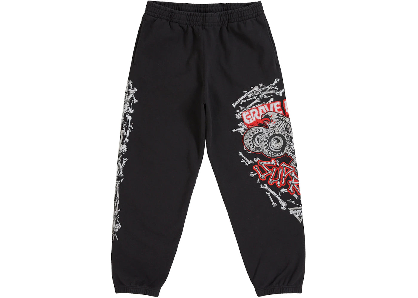 Supreme Grave Digger Bones Sweatpant Black - vue 360