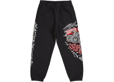 Supreme Grave Digger Bones Sweatpant Black