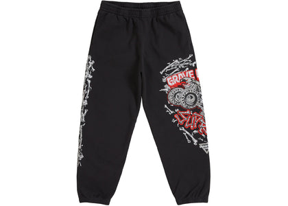 Supreme Grave Digger Bones Sweatpant Black - authentic Supreme product