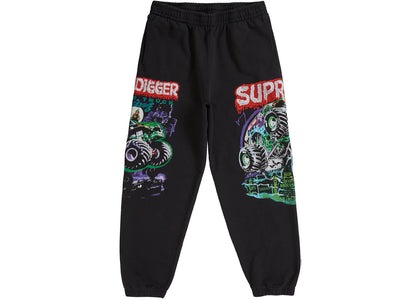 Supreme Grave Digger Sweatpant Black - authentic Supreme product