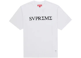 Supreme Greek S/S Top White - vue 360
