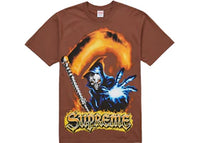 Supreme Grim Reaper Tee Brown