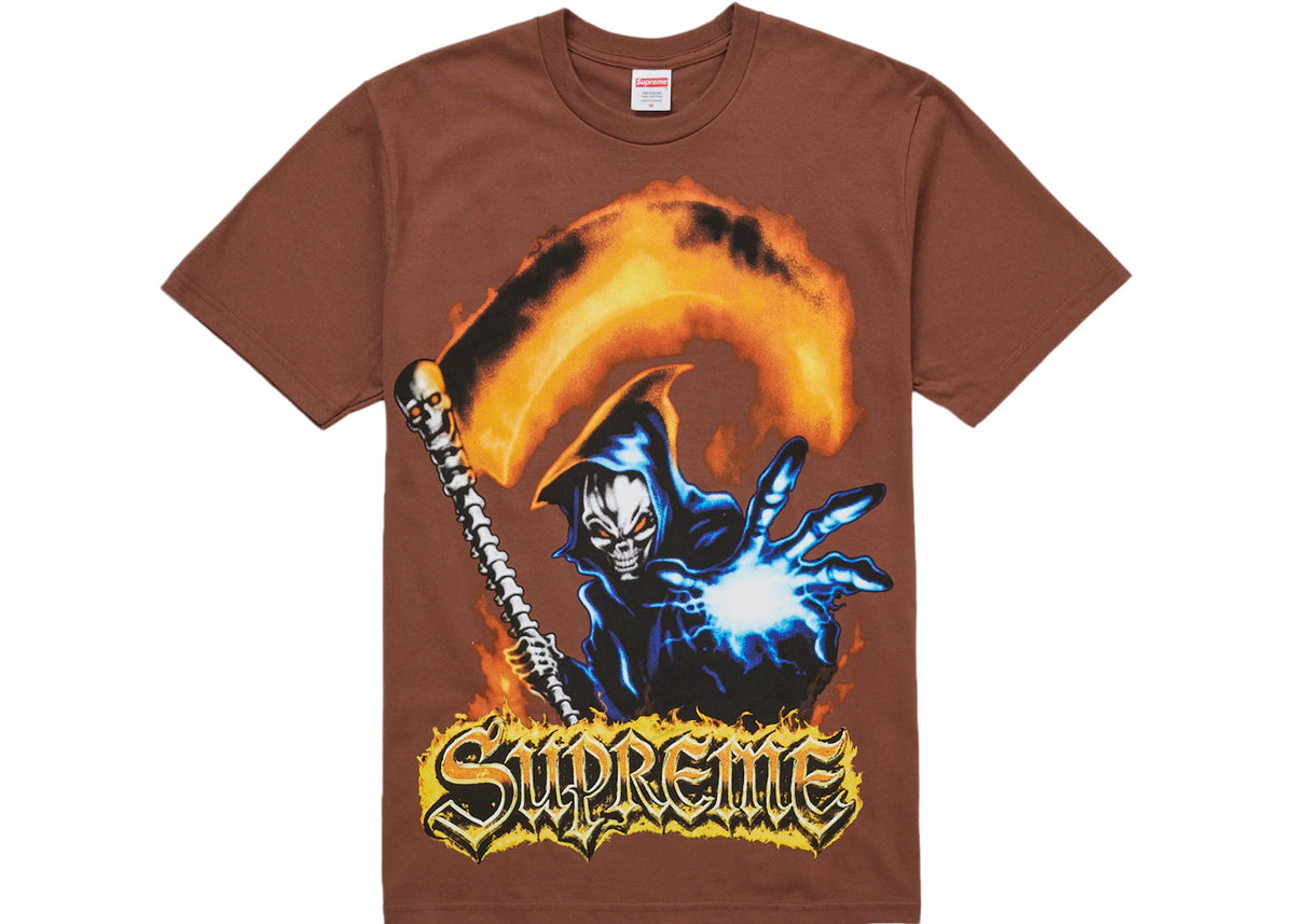 Supreme Grim Reaper Tee Brown - vue secondaire A