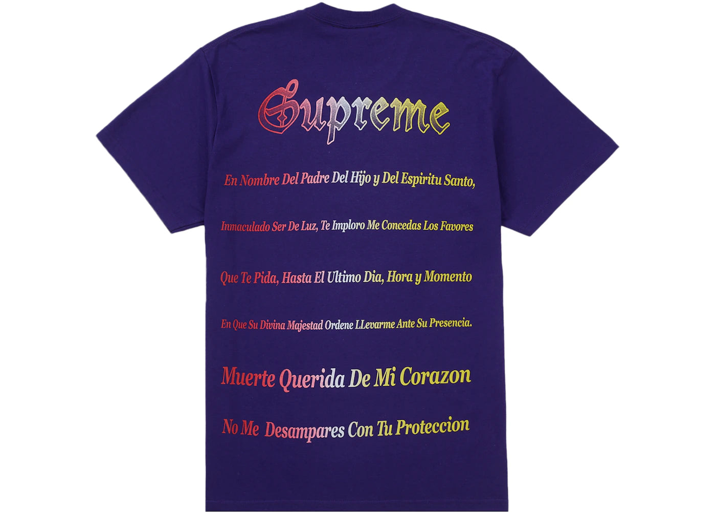 Supreme Grim Reaper Tee Purple - vue secondaire B