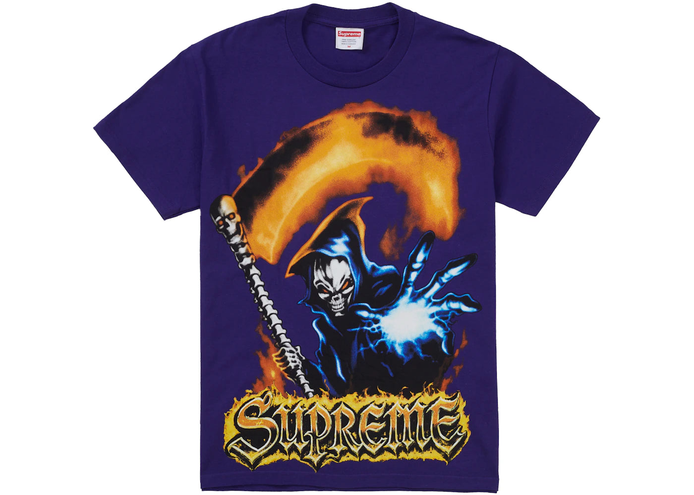 Supreme Grim Reaper Tee Purple - vue secondaire A