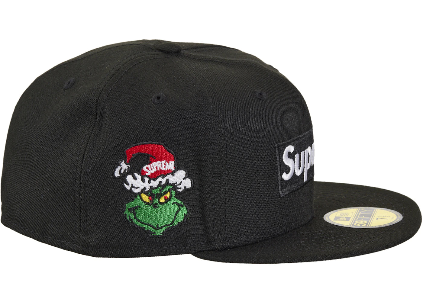 Supreme Grinch Box Logo New Era 59Fifty Fitted Cap Black - vue secondaire B