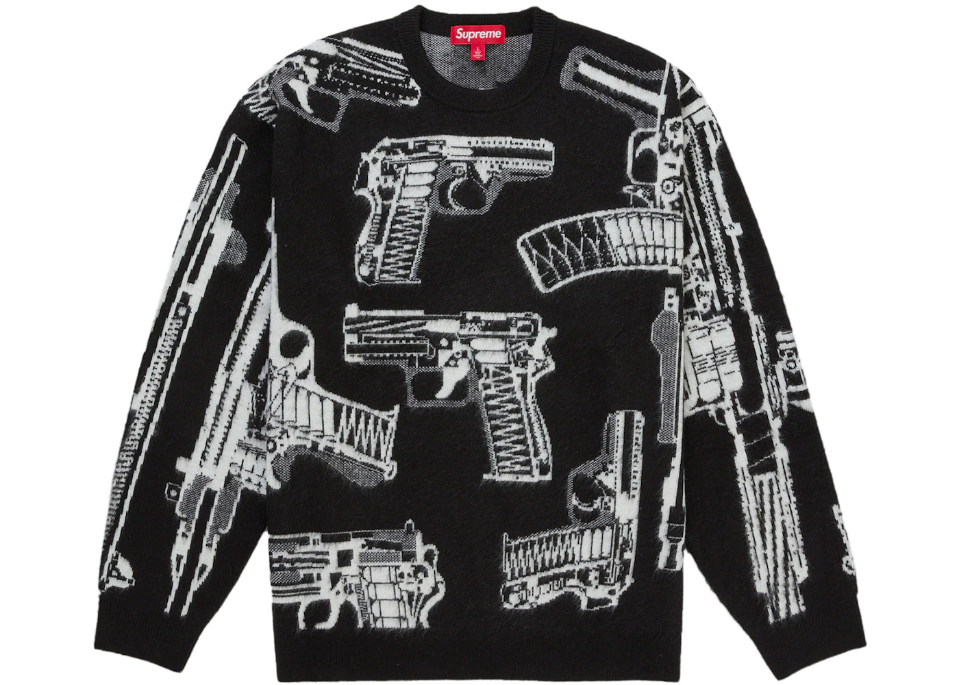 Supreme Guns Sweater Black - vue 360