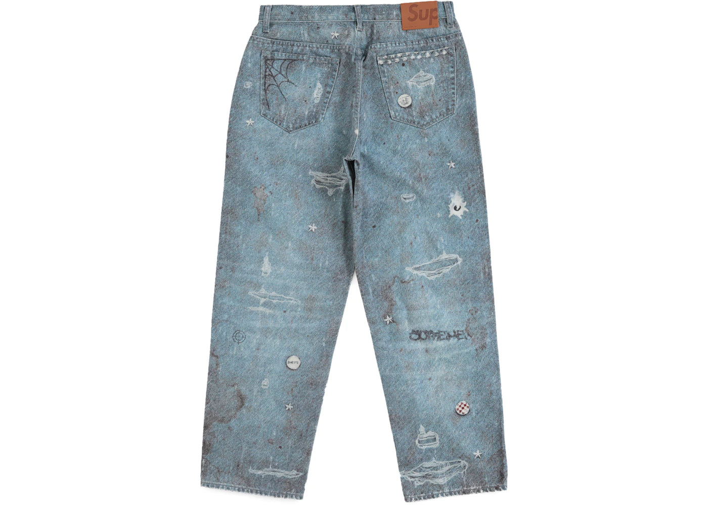HJR Trompe L'oeil Loose Fit Jean Blue - vue secondaire B