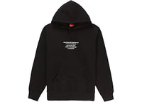 Supreme HQ Hooded Sweatshirt Black
