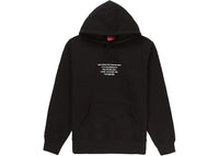 Supreme HQ Hooded Sweatshirt Black