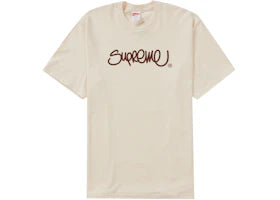 Supreme Handstyle Tee Natural