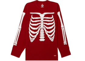 Supreme Hanes Bones Thermal Crew (1 Pack) Red - vue 360