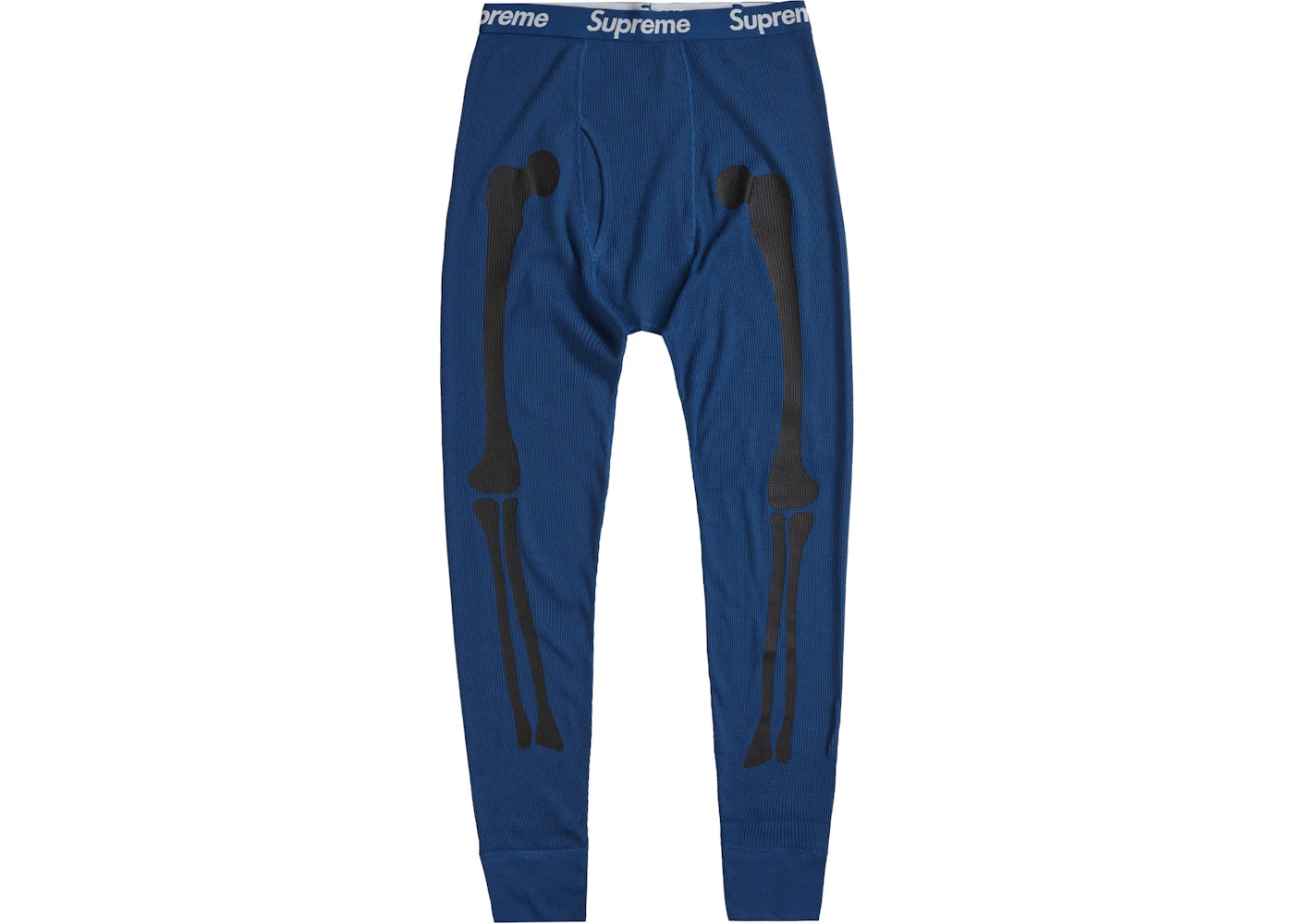 Supreme Hanes Bones Thermal Pant (1 Pack) Blue - vue secondaire B