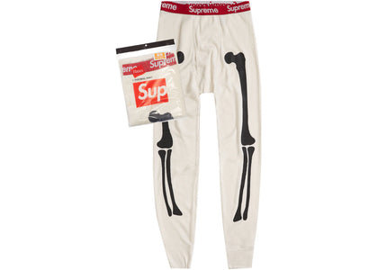 Supreme Hanes Bones Thermal Pant (1 Pack) Natural - product view 2