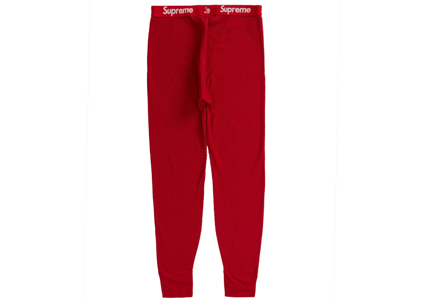 Supreme Hanes Bones Thermal Pant (1 Pack) Red - vue secondaire B