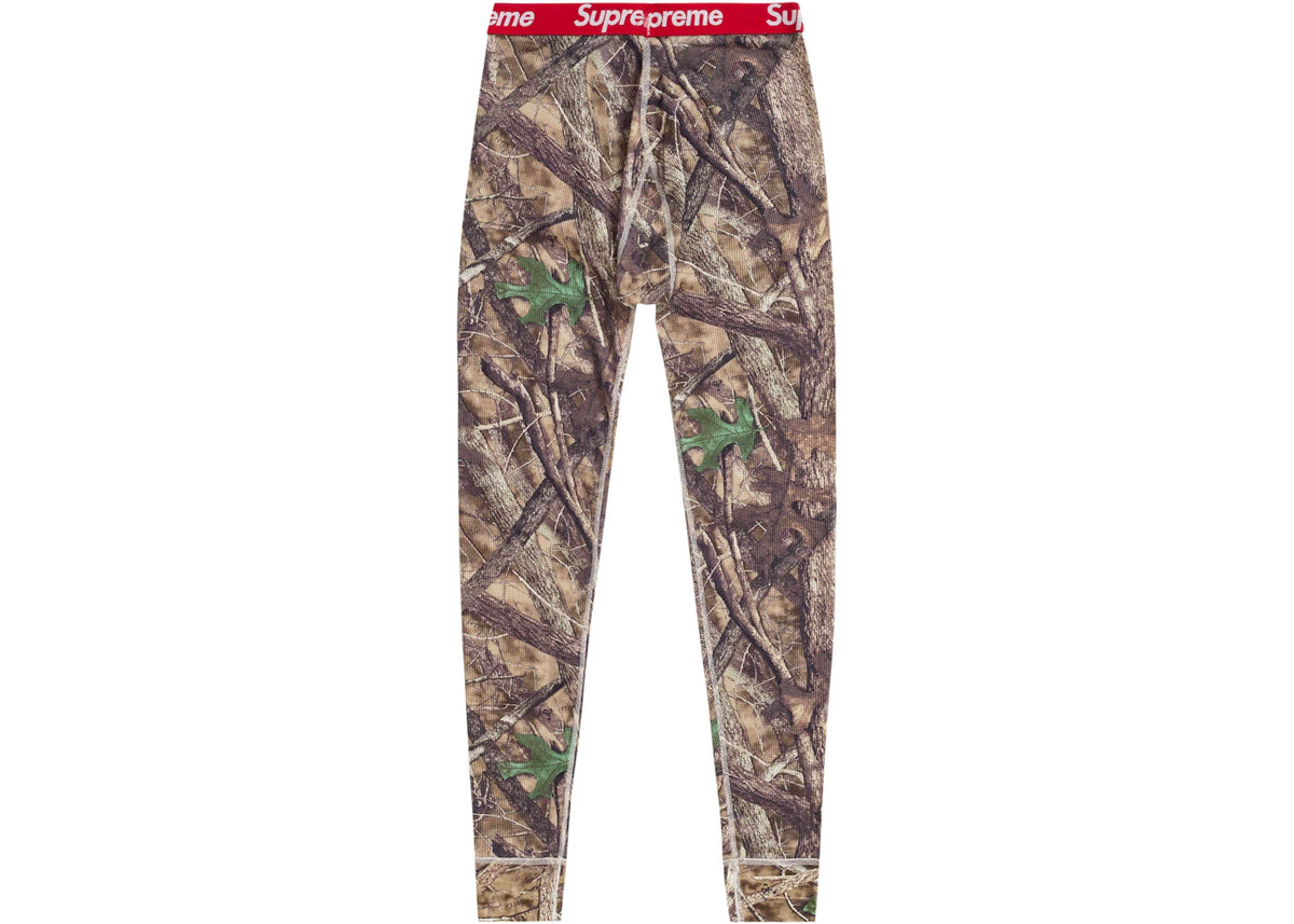 Supreme Hanes Bones Thermal Pant 1 Pack Woodland Camo - vue secondaire B