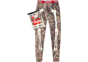 Supreme Hanes Bones Thermal Pant 1 Pack Woodland Camo