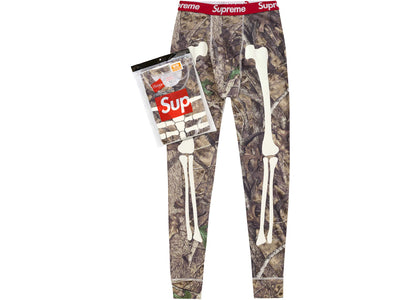 Supreme Hanes Bones Thermal Pant 1 Pack Woodland Camo - product view 2