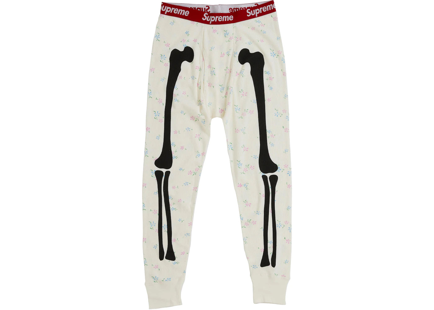 Supreme Hanes Bones Thermal Pant FW25 (1 Pack) Floral - vue secondaire B