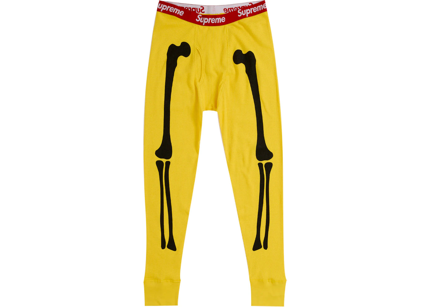 Supreme Hanes Bones Thermohose FW25 (1 Stück) Gelb - vue secondaire A