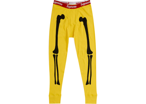 Supreme Hanes Bones Thermal Pant FW25 (1 Pack) Yellow