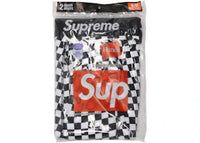 Supreme Hanes Boxer Briefs (2 Pack) Checkered
