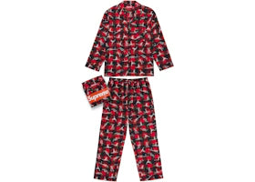 Supreme Hanes Holiday Pajama Set Red
