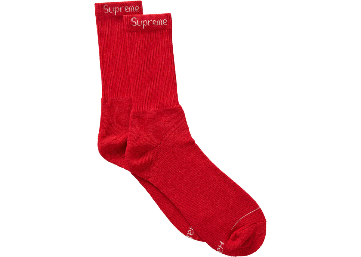 Supreme Hanes Socks (4 Pack) Red - vue secondaire B