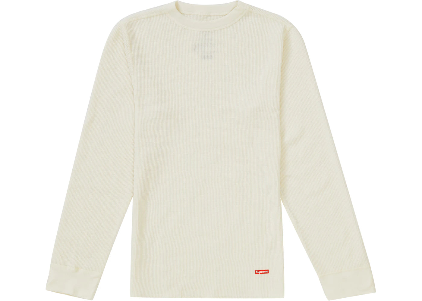 Supreme Hanes Thermal Crew (1 Pack) FW19 Natural - vue secondaire A