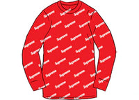 Supreme Hanes Thermal Crew (1 Pack) Red Logos