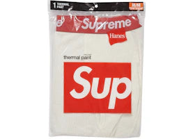 Supreme Hanes Thermal Pant (1 Pack) Natural - vue 360