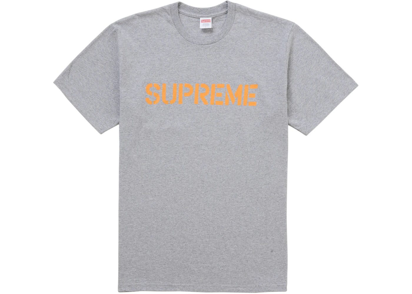 Supreme Hard Tee Heather Grey - vue 360