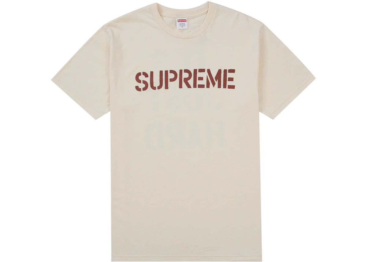 Supreme Hard Tee Natural - vue 360