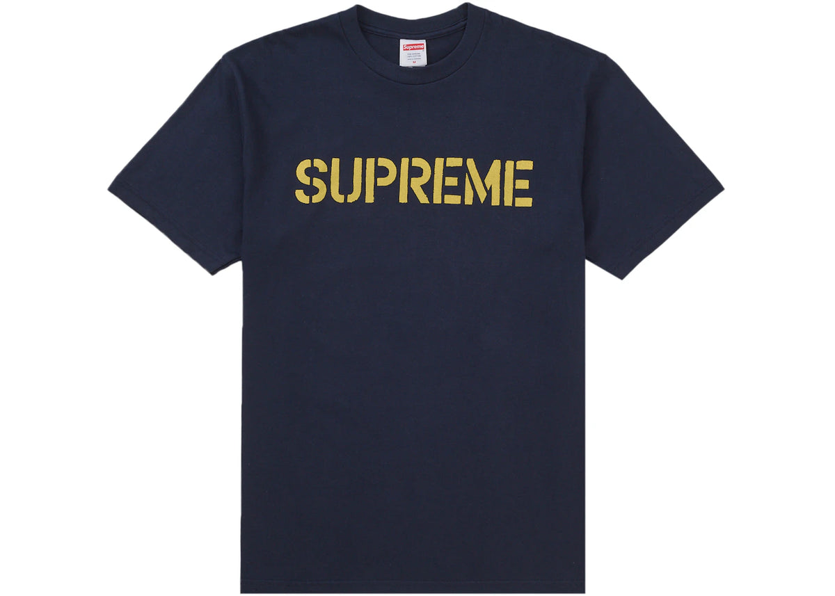 Supreme Hard Tee Navy - vue 360