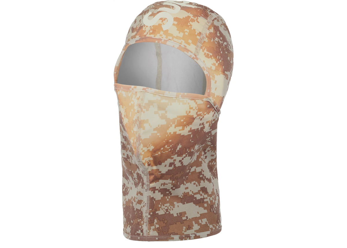 Supreme Heat Reactive Digi Camo Balaclava Brown - vue secondaire B