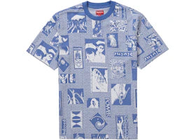 Supreme Heaven Jacquard S/S Top Light Blue
