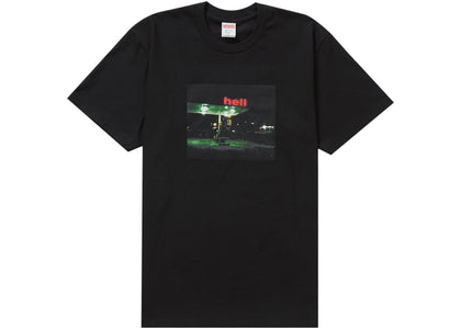 Supreme Hell Tee Black - authentic Supreme product